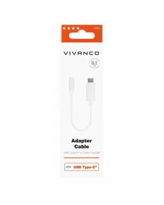 Vivanco Adapter Cable 0.1m USB Type C to 3.5mm Socket