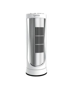 Igenix 12 inch Mini Tower Fan White with 8 hour Timer